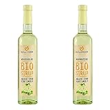 Höllinger Bio Holunderblütensirup, Holunderblüte, 500 ml (Packung mit 2)