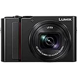 LUMIX Panasonic DC-TZ200DEGK Kompaktkamera 20 MP, 1 Zoll Sensor, 4K Photo und 4K Video, Schwarz