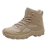 Schuhe Männer Herren rutschfeste Schneestiefel, Fünf-Finger-Baumwollschuhe, Outdoor-Sportschuhe, Wanderschuhe für Herren und Damen Camp Schuhe Herren Schwarz (Khaki, 45)