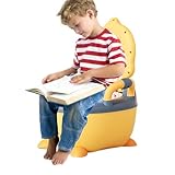 Toddler Potty, Baby Trainer Toilette, kompakt, Heavy Duty Design Easy to Use, Lightweight Duck Shaped Portable Training Toilet for Outdoor Travel, Camping, Road Trip and Home, Yellow