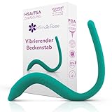 Intimate Rose Massagestab mit Vibration zur Schmerzlinderung der Beckenbodenmuskulatur, Physiotherapie für Beckenboden, Anwendung für das Lösen von Trigger- und Tenderpunkten – Männer & Frauen