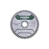 Metabo Sägeblatt Multi Cut - Classic, 216 x 2,4/1,8 x 30, Z60 FZ/TZ, 5° neg. – 628066000 – Universeller Einsatz für anspruchsvolle Materialien