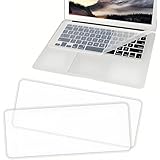 2 Stück Universal 15-17 Zoll Laptop Tastatur Abdeckung Schutz für Notebook, Ultra Dünne Wasserdichte Staubdichte Silikon Haut, Laptop-Tastaturabdeckung