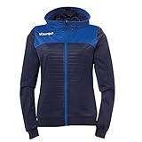 Kempa Damen Emotion 2.0 Kapuzenjacke Women Jacke, Marine/Royal, M