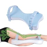 Extra großes orthopädisches Kniekissen für Seitenschläfer - 53 cm Memory-Foam-Kissen zur Linderung von Hüft- und Rückenschmerzen, Übergrößenkissen zwischen den Beinen zur Wirbelsäulenausrichtung