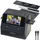 Somikon Fotoscanner: 3in1-Foto-, Dia- & Negativscanner mit 22 MP und HDMI-Ausgang, Akku (Scanner, Fotodigitalisierer, Digitalisierung)