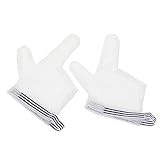 minkissy 1Paar Finger Saugen Schutz Handschuhe Verstellbarer Daumenschutz für Waschbar und Atmungsaktiv Hilft Beim Abgewöhnen Daumensaugen für Junge Mädchen und Kleinkinder