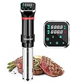 Sous Vide, TEEUCNY 1100W Sous-vide Stick Präzisionskochtopf Immersion Tauchzirkulator Präziser Temperatureinstellung, digitaler Timer, Ultra leise, LCD Touch Display, Edelstahl, Sous Vide Garer