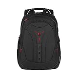 WENGER Pegasus Deluxe Laptop-Rucksack, Notebook 14 bis 16 Zoll, Tablet bis 10 Zoll, 25 l, Damen Herren, Business Uni Schule Reisen, Schwarz, 606492