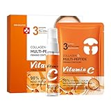 Gesichtsfalten Entferner Streifen + Vitamin C Serum Für Das Gesicht, Face Lifting Tape, Anti Aging Patches Für Das Gesicht, Beseitigen Sie Feine Linien, Facial Collagen Firming Mask