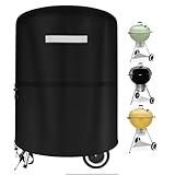 Grillabdeckung für Outdoor-Grillabdeckungen Weber 22 Zoll Holzkohlekessel - Wasserdicht und Heavy Duty BBQ Abdeckungen mit Fade Resistant für Weber Char-Broil 22 Zoll Holzkohle-Kugelgrills