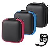 3 Stück In-Ear Kopfhörer Tasche - Schutzhülle für Earphones, MP3 Player, iPod Nano, Schlüssel, U Festplatte - Mini Etui Case Cover