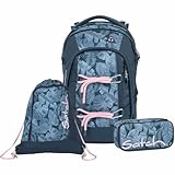 satch Pack Betty Blue Bondi Beach Schulrucksack Set 3tlg.