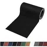 Leder Patch Kit Selbstklebende Lederflicken,10x160cm Kunstleder Selbstklebend, Leder Reparatur Set für Sofa Möbel Bürostuhl Handtaschen Jacken(Schwarz)