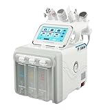 TESUGN 6 in 1 Wasser Wasserstoff Sauerstoff Schönheit Maschine Hautpflege Maschine, Gesichtspflege Tiefenreinigung Peeling Hydro Dermabrasion Jet Peel Professionel Haut Verjüngung Klein Blase Gerät