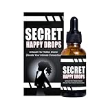Secret Happy Drops, PleasurePeak Oral Drops, Happy Drops für Frauen, die Entspannung und verbessern, die Empfindlichkeit und das Vergnügen Steigern, 30 ml (1)