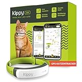 Kippy GPS-Halsband für Katzen, Kippy Cat Color, GPS-Tracker für Gesundheit und Aktivität, Katzenhalsband mit Sofortwarnung, mit virtuellen Grenzen