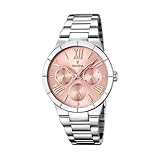 Festina Damen Analog Quarz Uhr mit Edelstahl Armband F16716/3