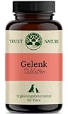 Trust Nature | Gelenktabletten für Hunde | Grünlippmuschel, Glucosamin, Teufelskralle, Bierhefe, Kurkuma, MSM, Vitamin C, Ingwer, bioaktive Kollagenpeptide | 120 Kautabletten I Made in Germany