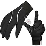 Origem Thermo Handschuhe Herren Damen, 3M Thinsulate Winterhandschuhe, wasserdichte Fahrradhandschuhe, Anti-Rutsch-Touchscreen warme Handschuhe Liner für Laufen Reiten Gehen Fahren Outdoor