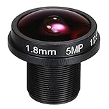 1,8-mm-Fisheye-Objektiv, 5 MP Weitwinkel-M12-CCTV-Kameraobjektiv für Panoramaansicht mit HD