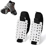 1 Paar Schuhspikes, Anti Rutsch Schuhspikes, Schuhkrallen im Winte, Spikes für Schuhe Glatteis, Steigeisen für Wanderschuhe, Schuhspikes-Abdeckung, 35-48 Ersatzspikes für Schnee und EIS und Sport