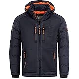 Geographical Norway Herren Winterjacke Beachwood Navy - 4XL