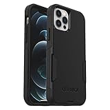 OtterBox Commuter Hülle für iPhone 12 / iPhone 12 Pro, sturzsicher, schützende Hülle, 3X getestet nach Militärstandard, antimikrobieller Schutz, Schwarz, Keine Einzelhandelsverpackung