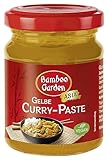 Bamboo Garden - Gelbe Currypaste , Aus natürlichen Zutaten , Optimal für thailändische Curry-Gerichte , 1 x 125 g