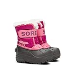 Sorel KIDS SNOW COMMANDER Schneestiefel für Unisex Kinder, Rot (Tropic Pink x Deep Blush) - Toddler, 23 EU