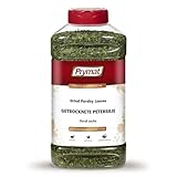 Prymat Petersilie getrocknet gerebelt 190g – aromatisches Küchengewürz zum Kochen, für Suppen, Saucen, Eintöpfe und Salate – würzig duftend, reich an ätherischen Ölen, extra schonend getrocknet