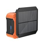 XENITE Tragbarer Mini-Gürtelclip-Lüfter 6000-mAh-Batterie-Halskettenlüfter mit Solarladung 3 Geschwindigkeiten geeignet for Arbeiten im Freien Mini Lüfter (Color : Orange1, Size : 60000)