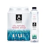 AQUA CARPATICA 1.5L x 6 Still Water Premium Natürliches Mineralwasser, Mit Natürlichen Elektrolyten, 100% Recycelbar, BPA Frei, Ohne Kohlensäure, Perfekt für die Zubereitung von Babynahrung