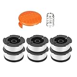 6 Stück Rasentrimmerspulen für Black and Decker Rasentrimmer Ø 1,65 mm 10 m Trimmerspule