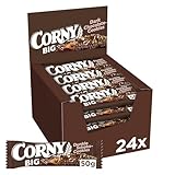 Müsliriegel Corny BIG Dunkle Schoko-Cookies | Mit dunkler Schokolade | Großpackung 24x50g