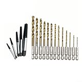 1824-teiliges Schraubenausdreher-Set mit Stahlbohrern für effektive gebrochene Schraubenlösungen (18-teilig)