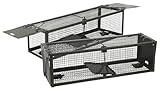 Exbuster 2er-Set XXL-Lebendfalle für Mäuse und Ratten, 39 x 12,5 x 10,7 cm