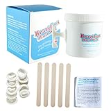 WOFASHPURET 1Satz Praktische Haarentfernungswerkzeuge mit Festem Wachs Blauer Flasche für Zuhause Gesicht und Körper Sanfte und Effektive Haarentfernung