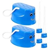 UKCOCO 6Stücke Teiliges Stelzen Für Balance Training Outdoor Bewegungsspielzeug Für Kleinkinder Und Tragbar Für Spielplatz Und Kindergarten