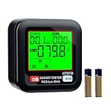 Wigearss Steckdosentester mit RCD-Prüfung und LCD-Voltage-Display, 6 Arten von Fehlerdiagnose, Leckspannungs und Stromanzeige, FI Test, 30-260V/45-65Hz