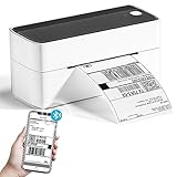 Phomemo Bluetooth Etikettendrucker, DHL Thermodrucker 4x6 Ettikettendrucķer, Bluetooth Etikettiergerät Label Printer für Barcode, Amazon, Etsy, Shopify, Royal Mail, DHL, FedEx, UPS etc