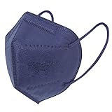 T-Tex Srl Arya HC - FFP2 Masken - Packung mit 50 Masken - Einzeln verpackt - Zertifiziertes Produkt - Made in EU (Blau)