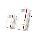 AVM FRITZ!Powerline 540E WLAN Set (500 MBps/s, WLAN-Access Point, Fast-Ethernet-LAN), deutschsprachige Version