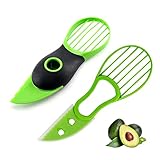 Avocado Schneider, 2 Stücke Avocado Messer 3 In 1 Multifunktionales Avocado Tool Avocadoschneider Shea Corer Butter Obst Schäler Cutter Zellstoff Separator Kunststoff Messer Küche Gemüse Werkzeuge