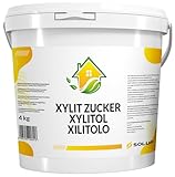 SOLUP Xylit Zucker 4kg I Birkenzucker Xylit I Xylitol zucker I Birkenzucker 100%