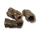 sphagnum-shop.com Korkeiche Rinde Korkröhren 3 Stück 15-20cm lang ca. 3-7cm Innendurchmesser Korknetz Naturkorkrinde Terrarium Modellbau Deko