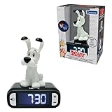 Lexibook, Idéfix, Idéfix-Wecker mit Nachtlicht, Geräusche und Melodien, beleuchtetes LCD-Display, Lichtfunktion, Schlummerfunktion, RL800AX1