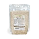 Naturacereal Quinoa Weiß 1kg - Hochwertiges Protein, Glutenfrei, Nährstoff- & Ballaststoffreich, Vielseitig & Schmackhaft – Für Vegetarier, Veganer und Sportler