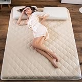 Japanische faltbare Futon-Matratze, dickes tragbares Bett, weiche, atmungsaktive Isomatte für Reisen und Camping, Blau, Größe 120 x 200 cm (47 x 79 Zoll)