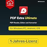 PDF Extra Ultimate| Umfassender PDF-Reader und Editor | PDFs erstellen, umwandeln, zusammenfügen, kommentieren und signieren |Jahreslizenz|1 Windows-PC & 2 Mobilgeräte |1 Benutzer [Online-Code]